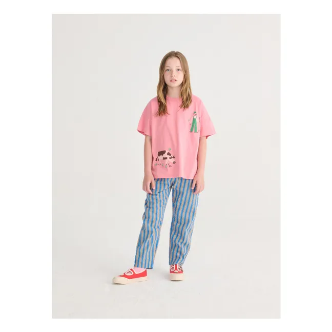 Camiseta Organic Cotton Farm | Rosa