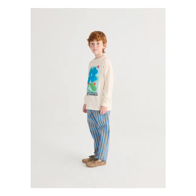 T-shirt Summer Story Coton Bio | Ecru