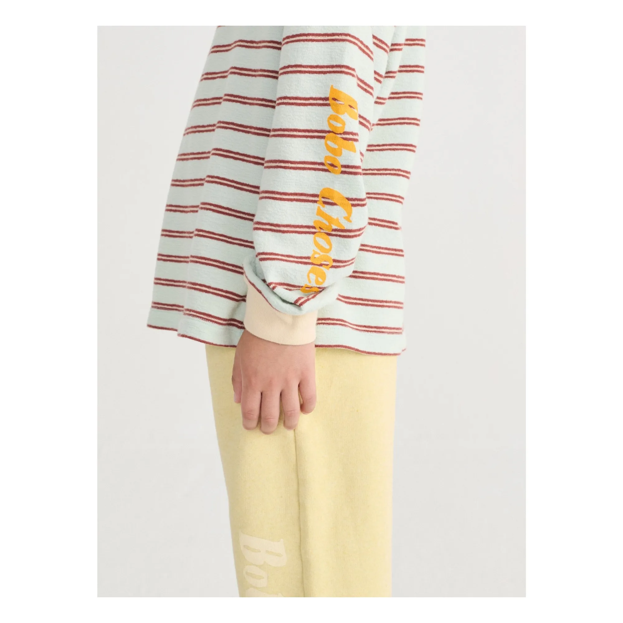 T-shirt Rayé | Bleu pâle- Image produit n°5