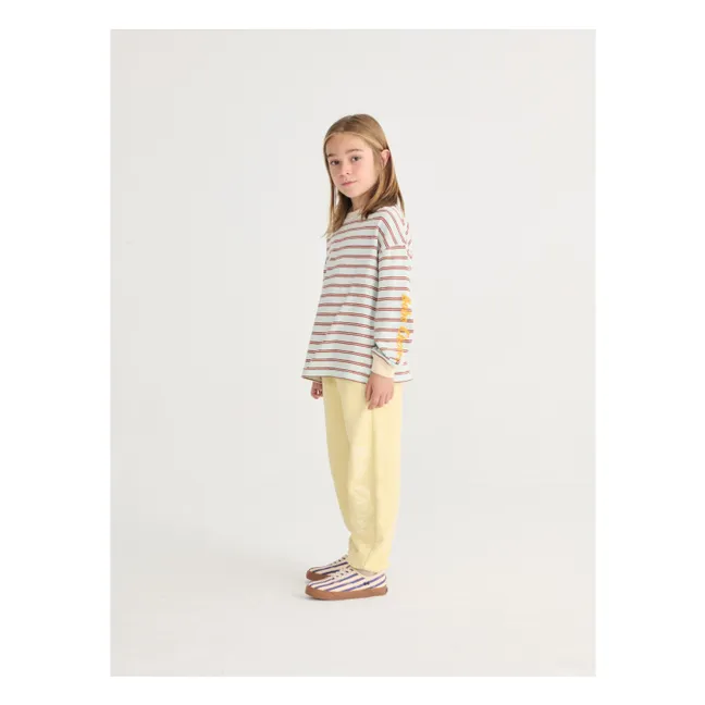 T-shirt Rayé | Bleu pâle