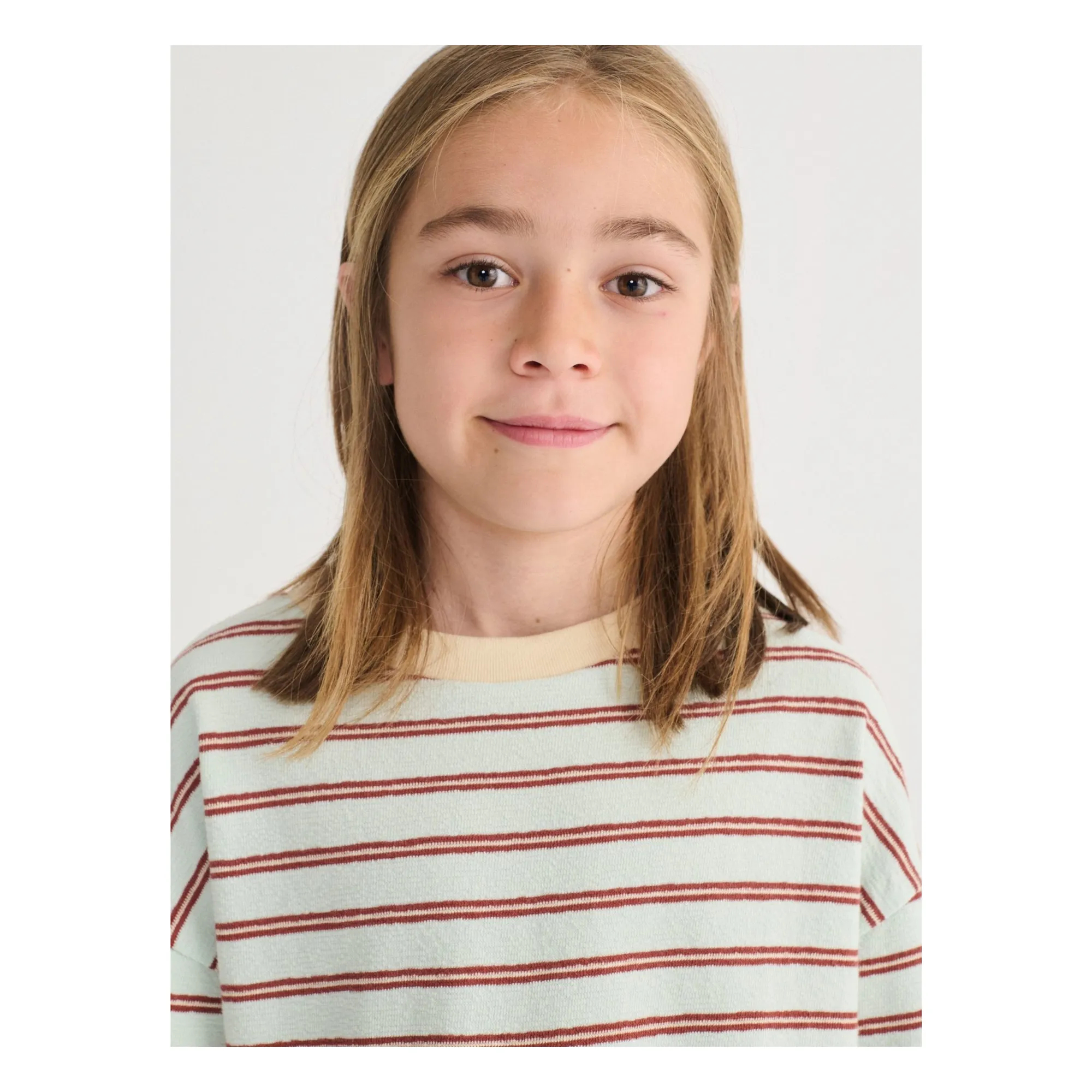 T-shirt Rayé | Bleu pâle- Image produit n°2