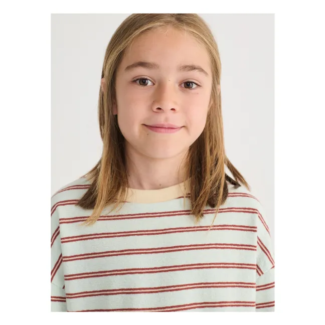 Striped T-shirt | Pale blue