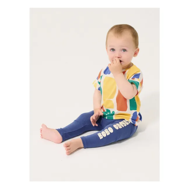 Malla de algodón orgánico Bobo Choses | Azul oscuro