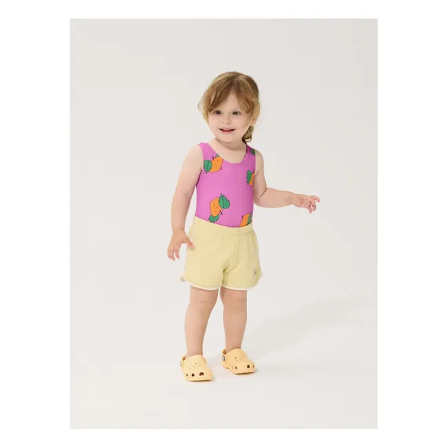 Orange Recycled Fiber Baby Swimsuit | Purple