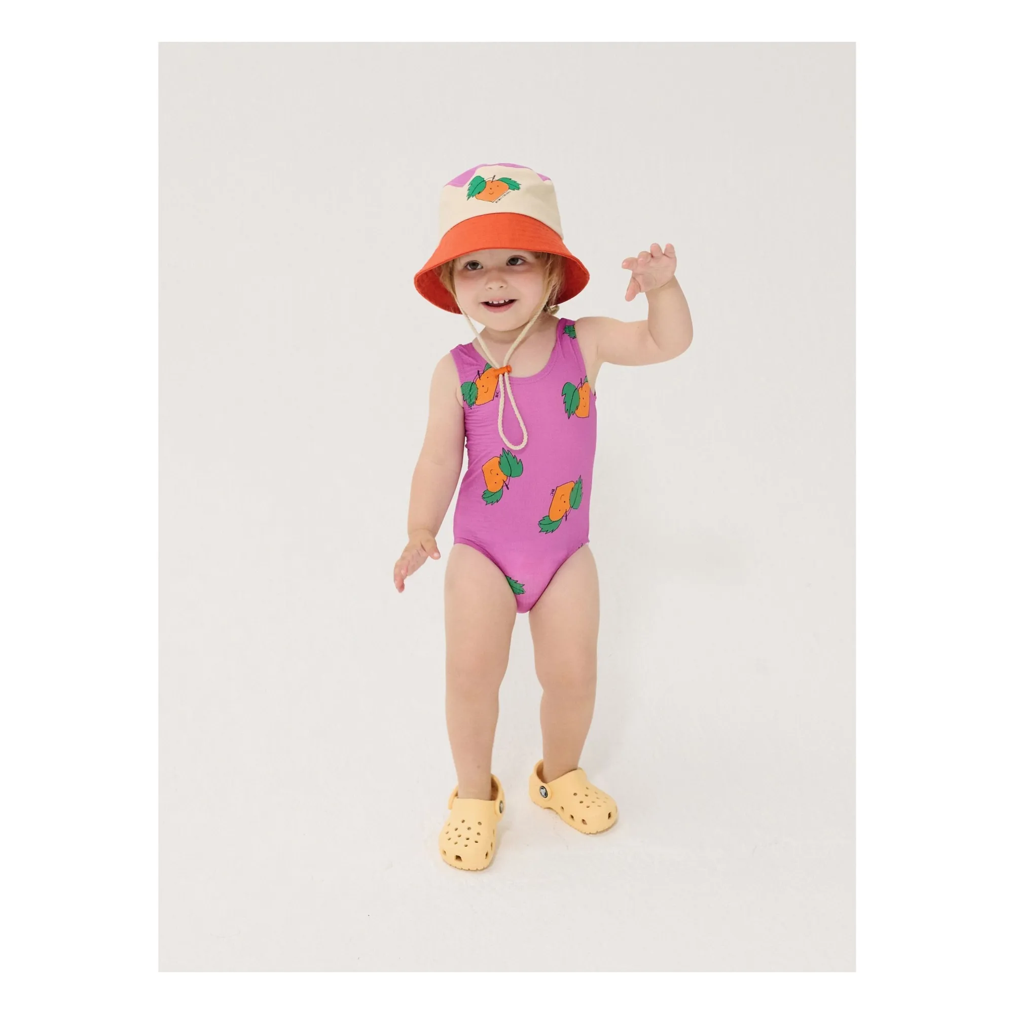 Maillot de Bain Oranges Fibres Recyclées Bébé | Violet- Image produit n°1