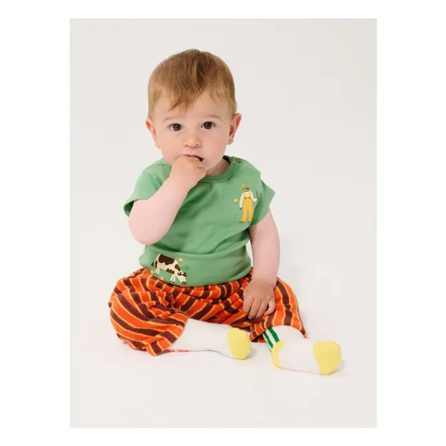 Body Vache Coton Bio | Vert
