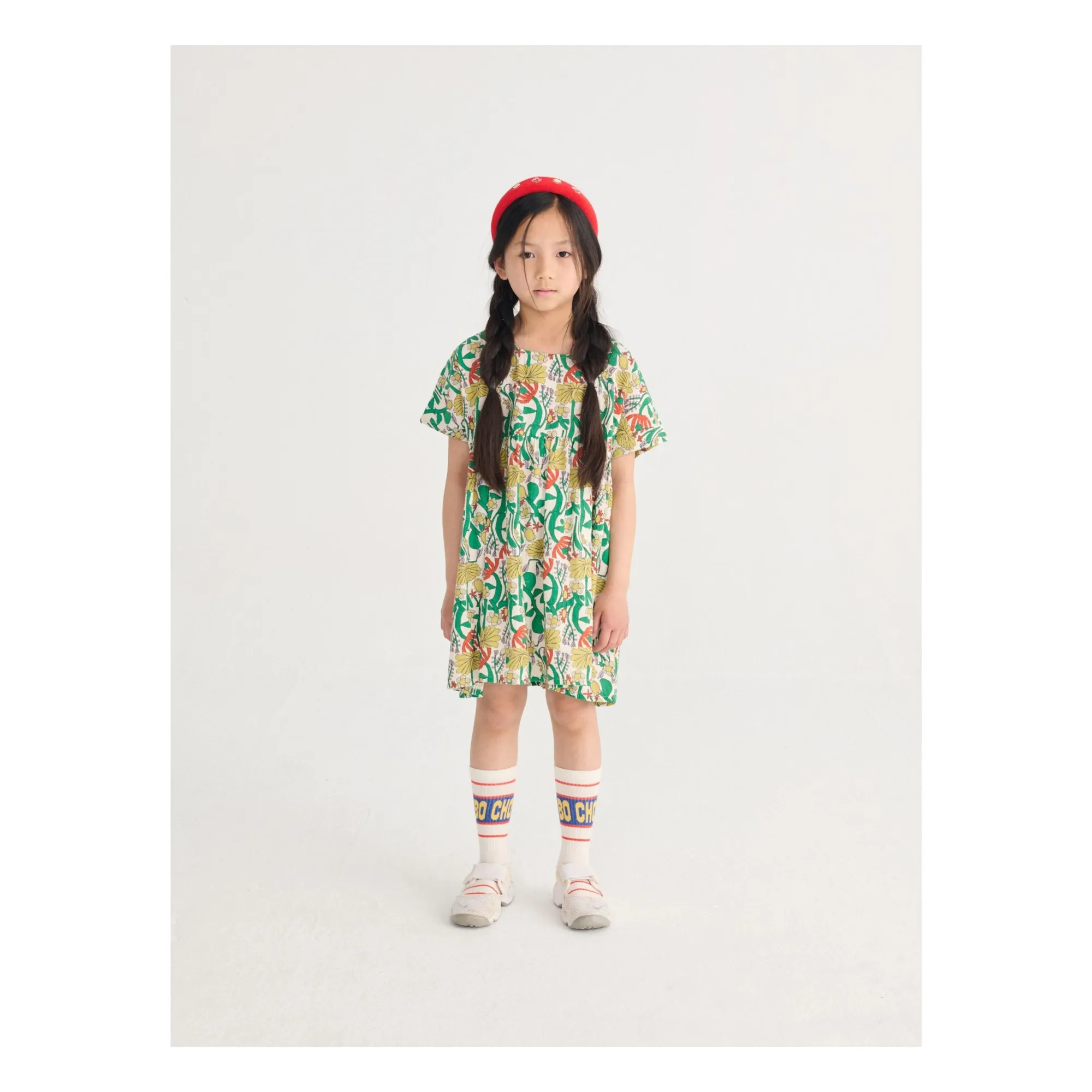 Serre-Tête Marguerites Eponge Fibres Recyclées | Rouge- Image produit n°4