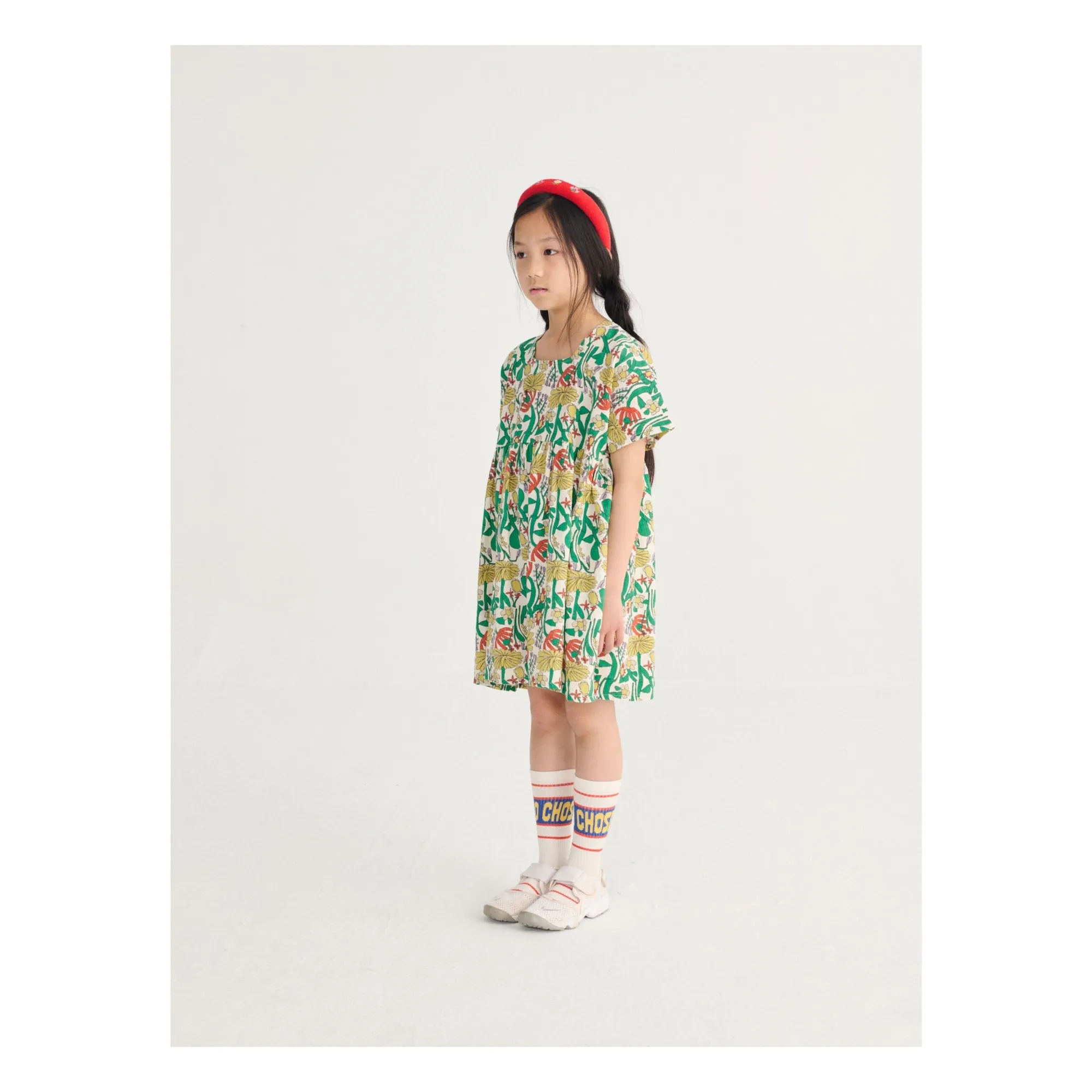 Serre-Tête Marguerites Eponge Fibres Recyclées | Rouge- Image produit n°5