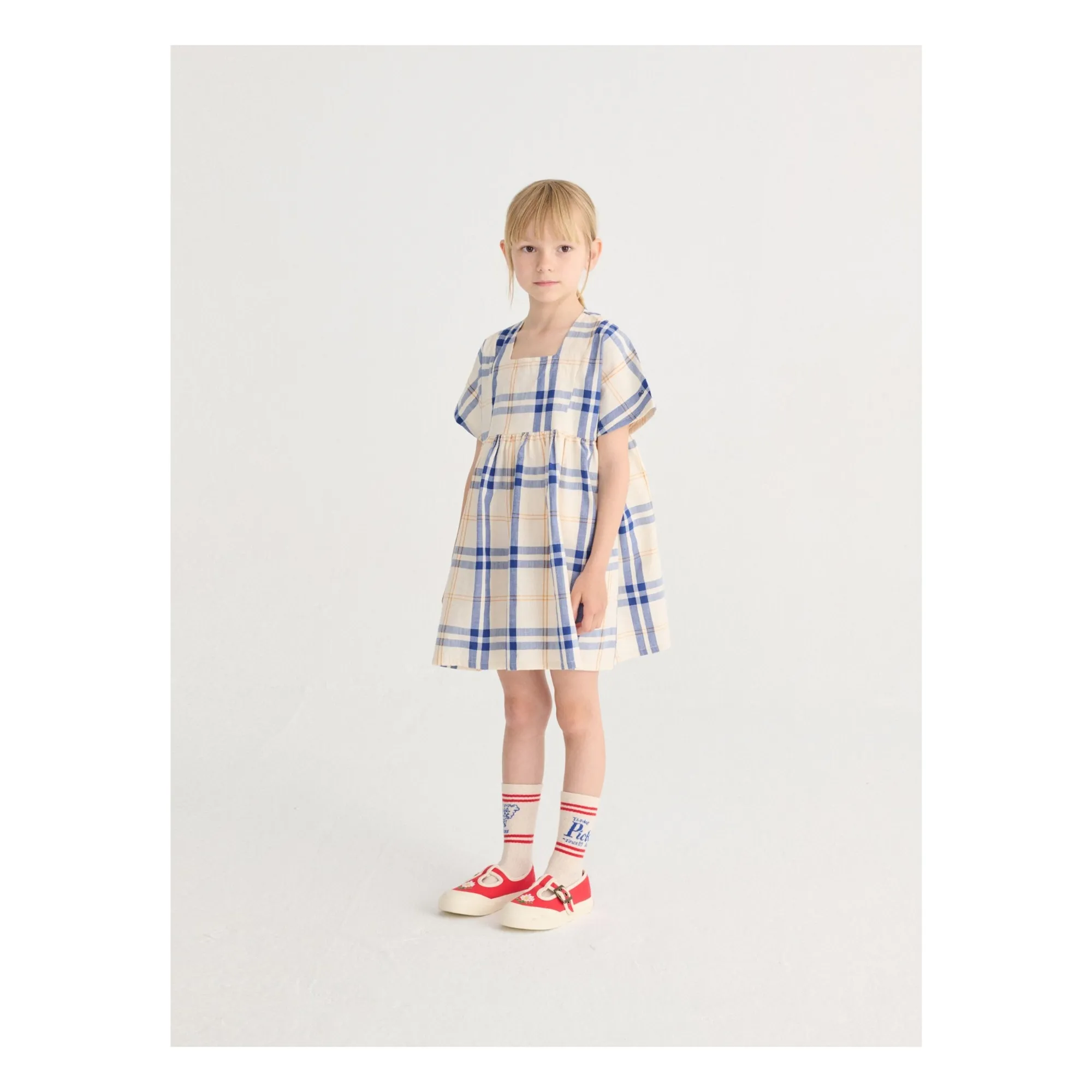 Chaussettes Hautes The Dog Pickles Coton Bio | Ecru- Image produit n°1