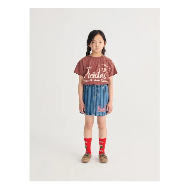 Calcetines Farm Top de algodón ecológico | Rojo