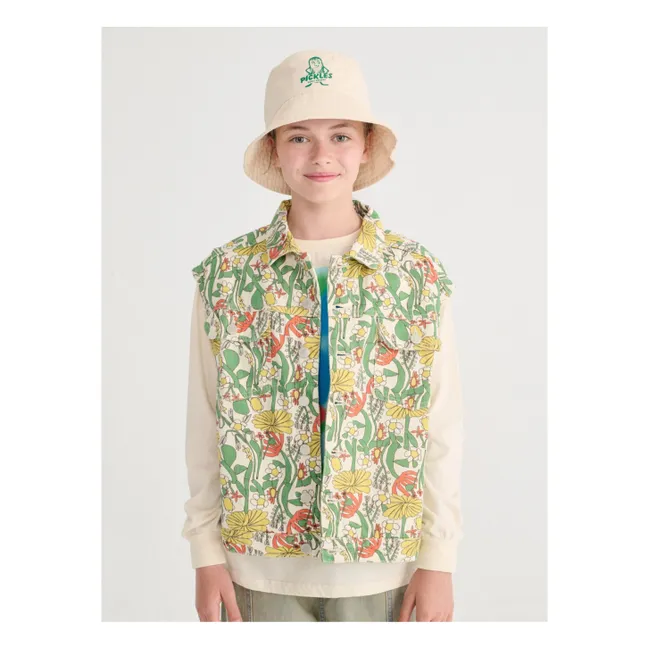 Pickles Reversible Bob Fibra Reciclada | Blanco