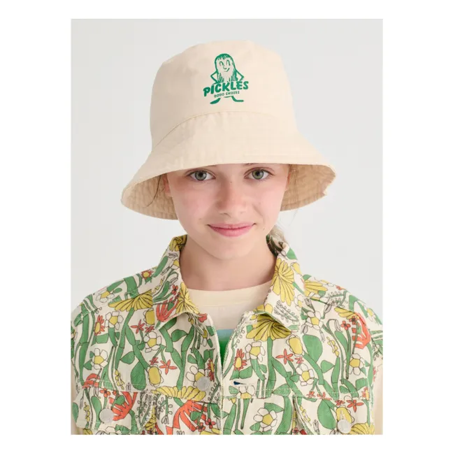 Pickles Reversible Bob Fibra Reciclada | Blanco