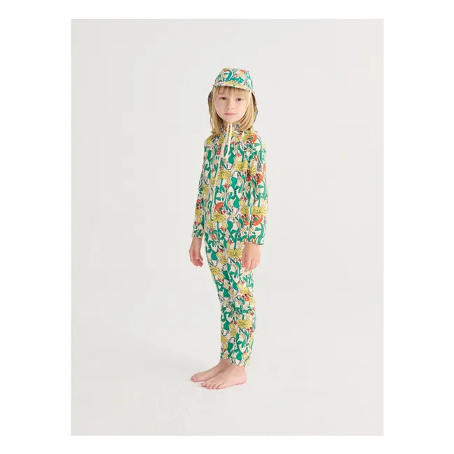 Gorro de baño floral | Blanco