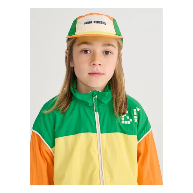 Colorblock cap | Orange