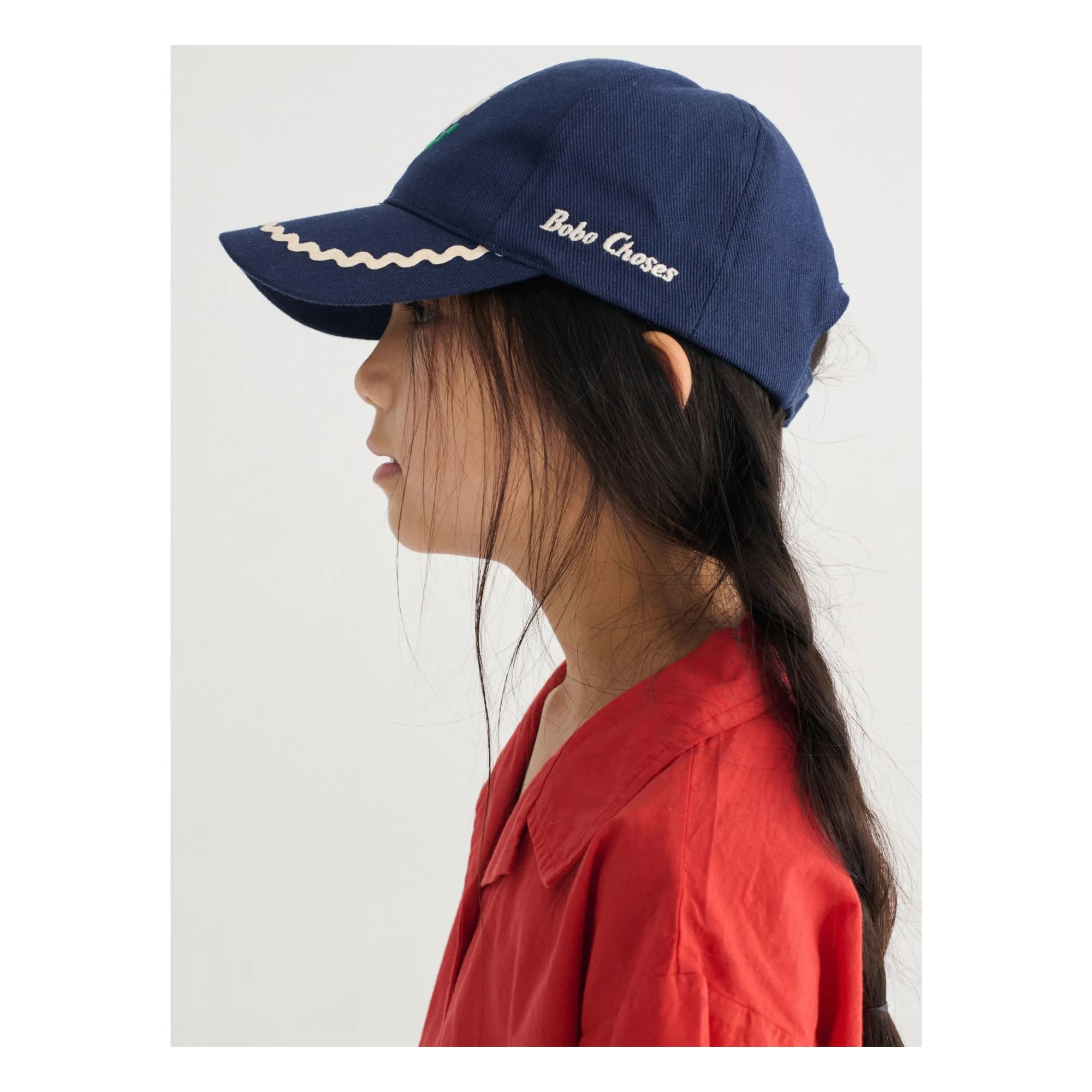 Casquette Marguerite Fibres Recyclées | Bleu marine- Image produit n°6