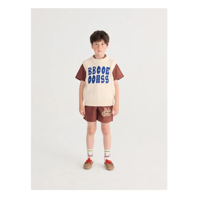 Bobo Choses Elastic Shorts aus Bio-Baumwolle | Braun