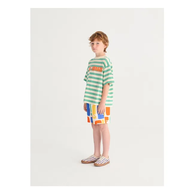 Camiseta de rayas Bobo Choses | Verde