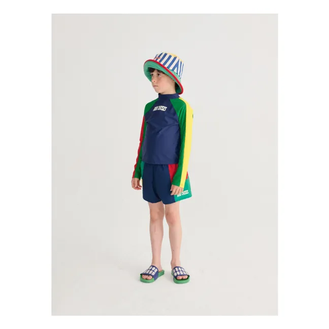 Colorblock Badeshorts | Navy