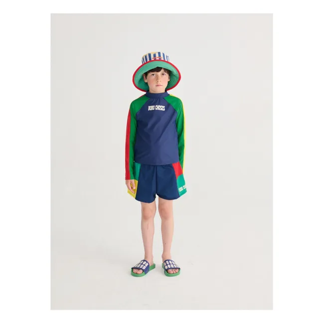 T-shirt de Bain Anti-UV Bobo Choses Fibres Recyclées | Bleu marine