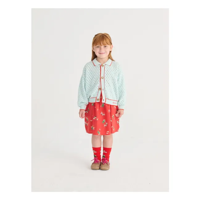 Robe Ferme Coton Bio | Rouge