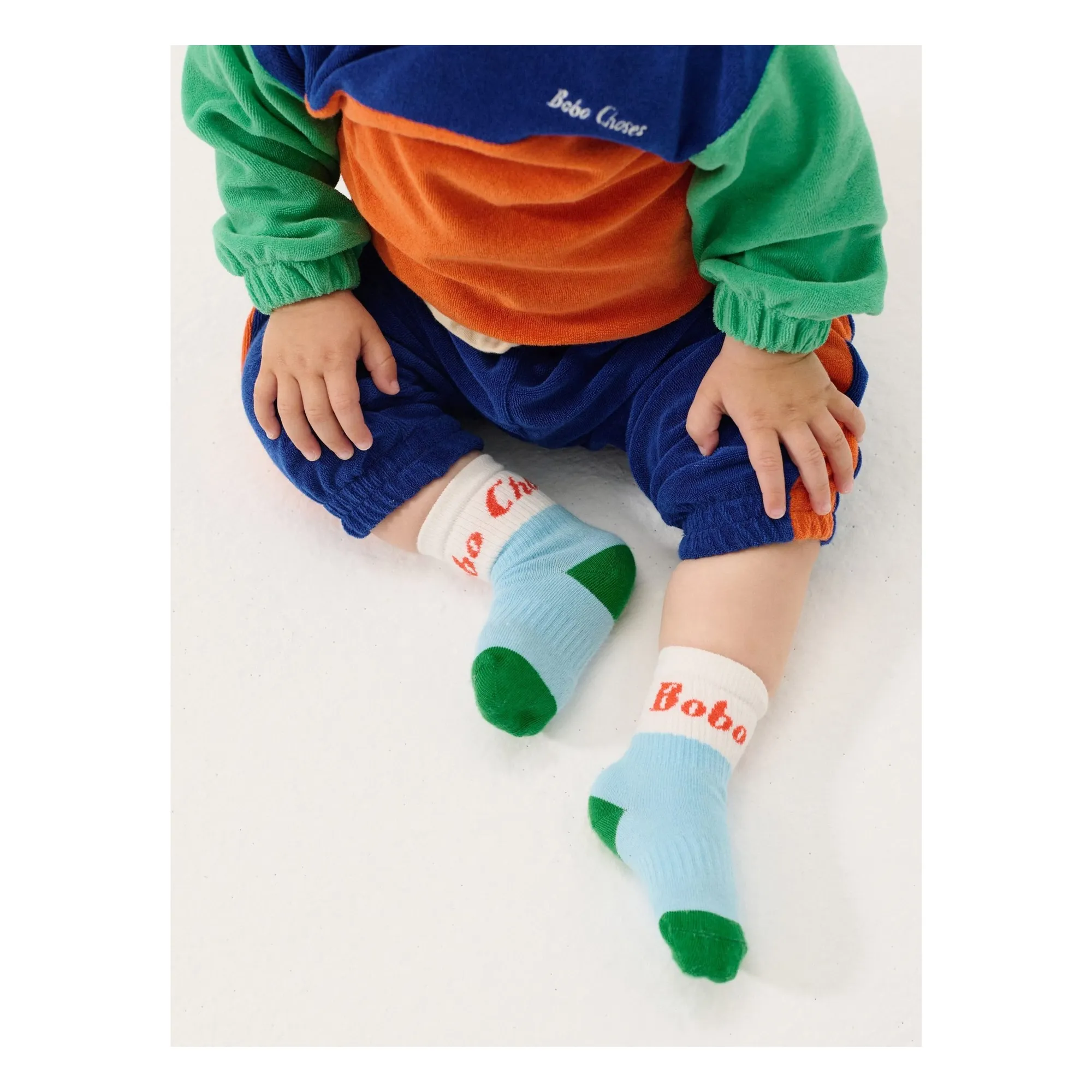 Chaussettes Bobo Choses Coton Bio | Bleu- Image produit n°1