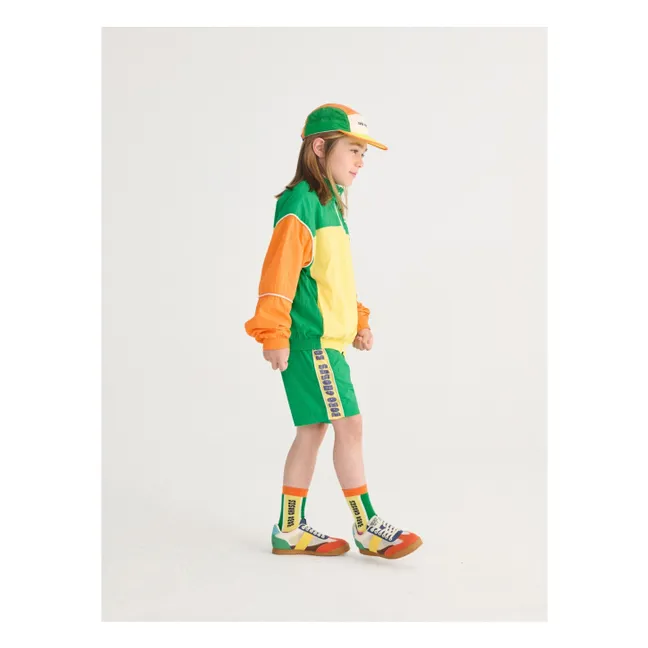 Veste Tracksuit BC Colorblock Fibres Recyclées | Jaune