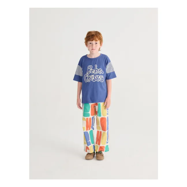 Pantaloni in cotone biologico Bobo Choses | Bianco