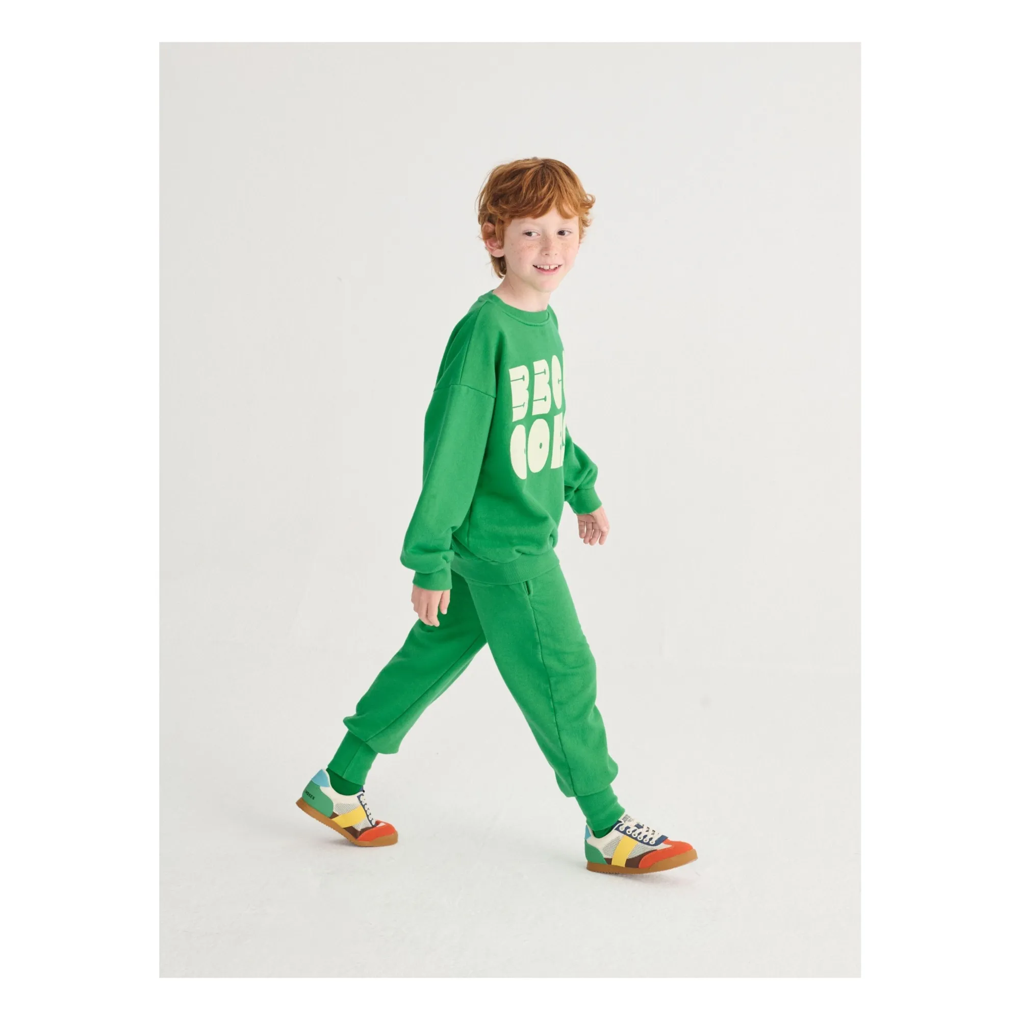 Sweat Bobo Coton Bio | Vert- Image produit n°5