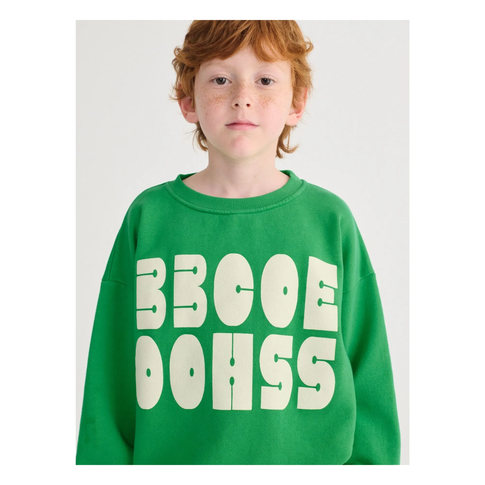 Sweat Bobo Coton Bio | Vert- Image produit n°2