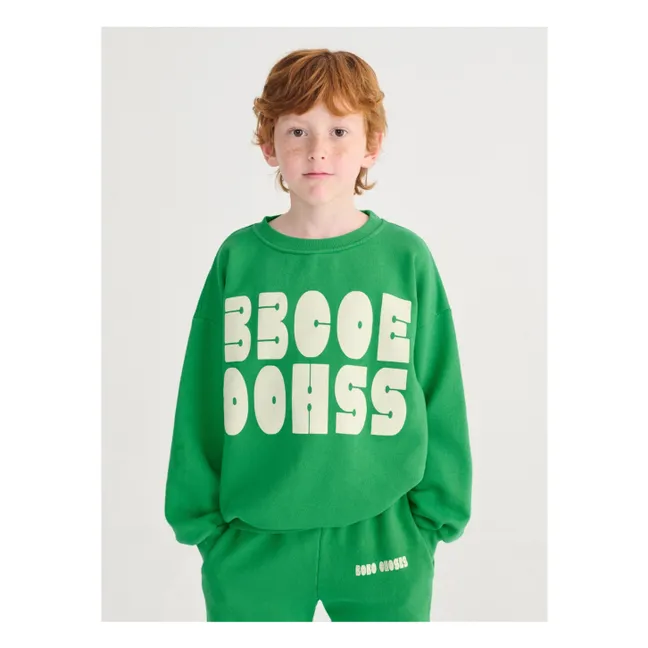 Sweat Bobo Coton Bio | Vert