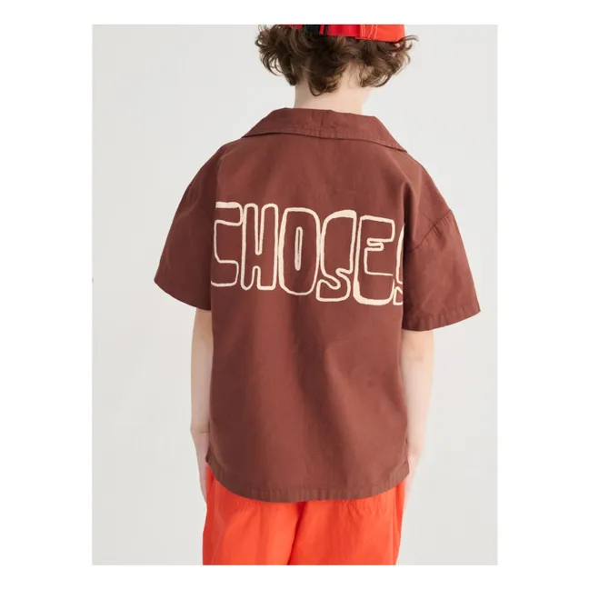 Chemise Bobo Coton Bio | Marron