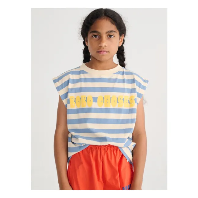 Camiseta de tirantes a rayas Bobo Chose | Azul