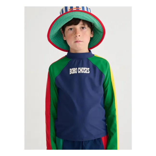 Camiseta de baño Bobo Choses de fibra reciclada con protección UV | Azul Marino