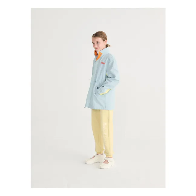 Recycled Fiber Waterproof Jacket | Light Blue