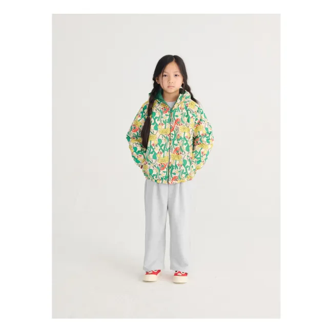 Jogger Droit Coton Bio | Gris chiné