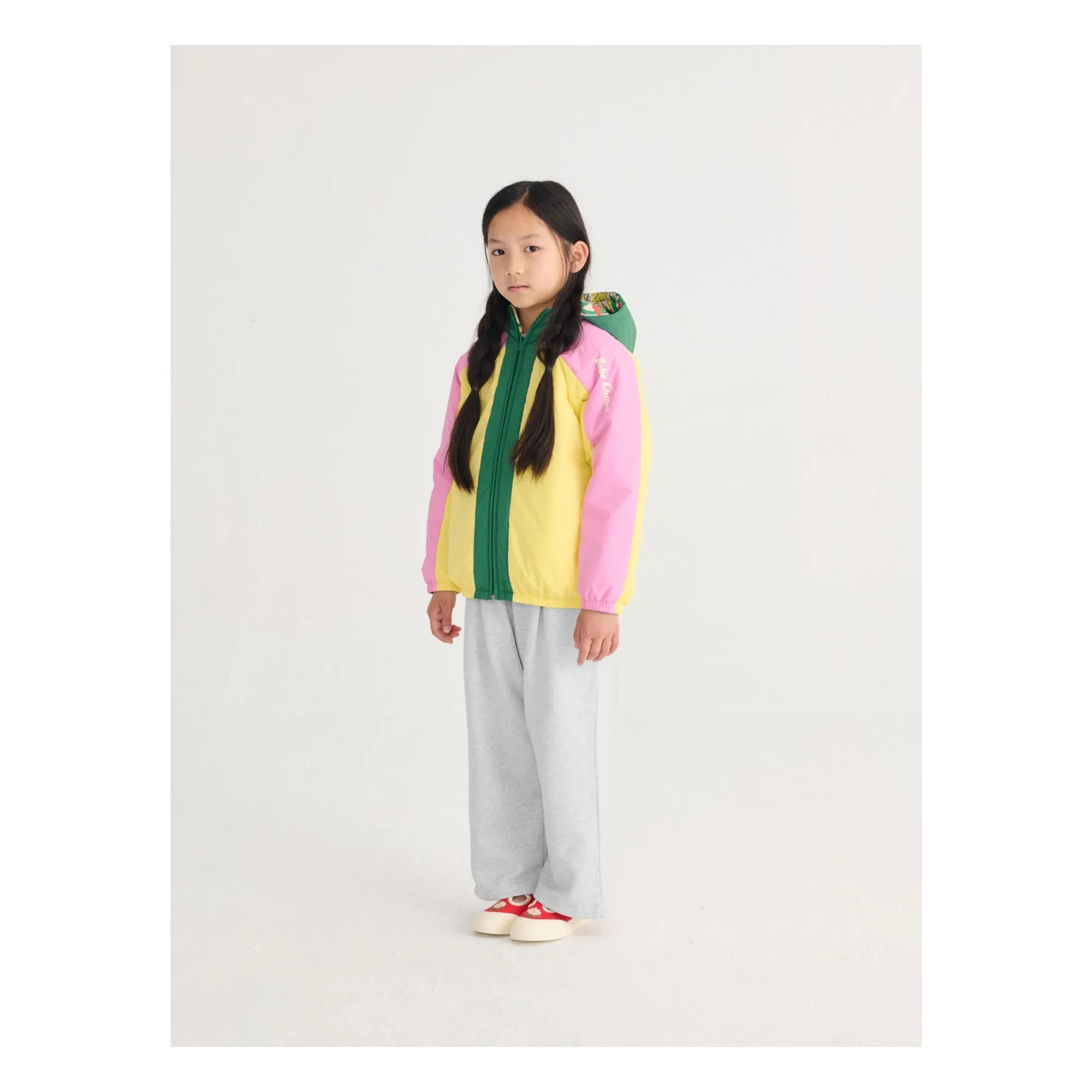 Jogger Droit Coton Bio | Gris chiné- Image produit n°2