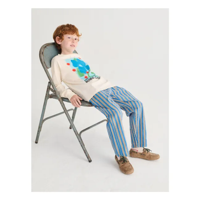 Striped Pants | Blue