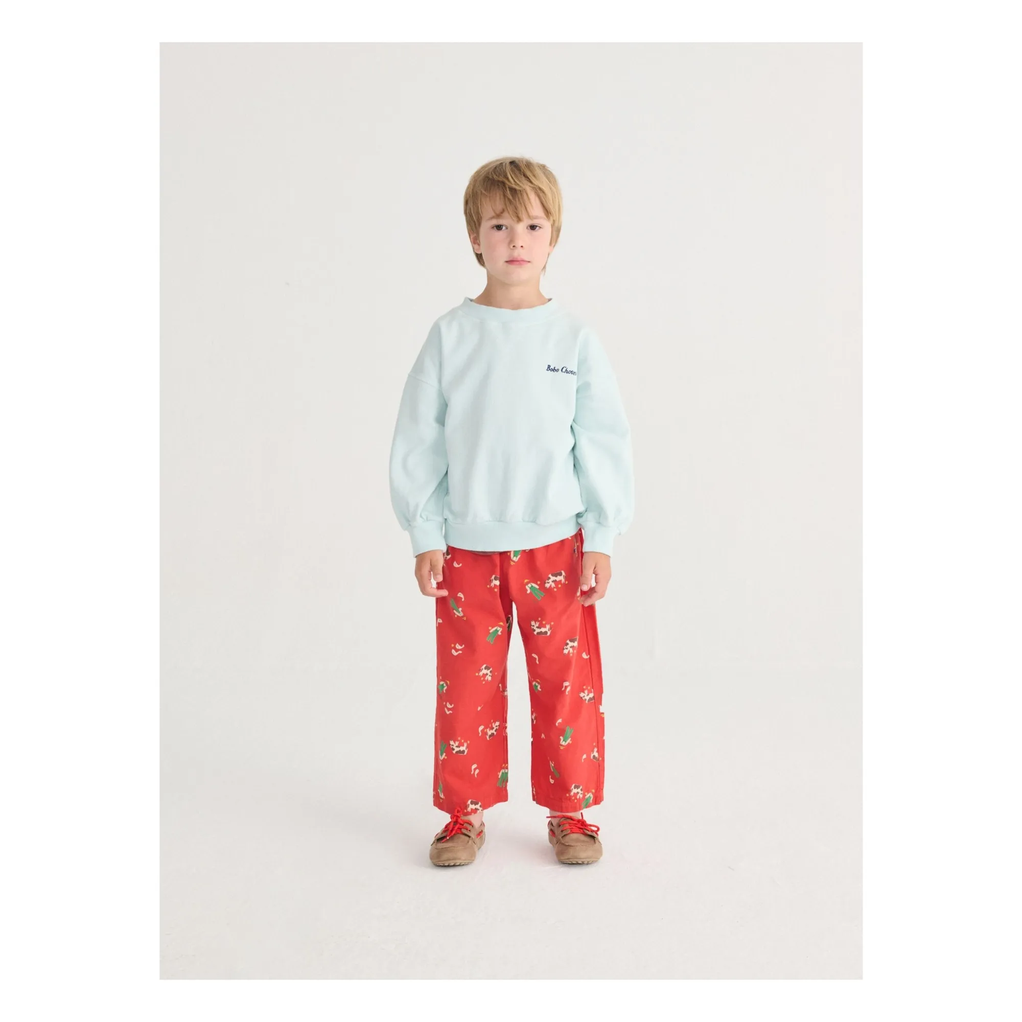 Sweat Mr Pickles Coton Bio | Bleu pâle- Image produit n°2