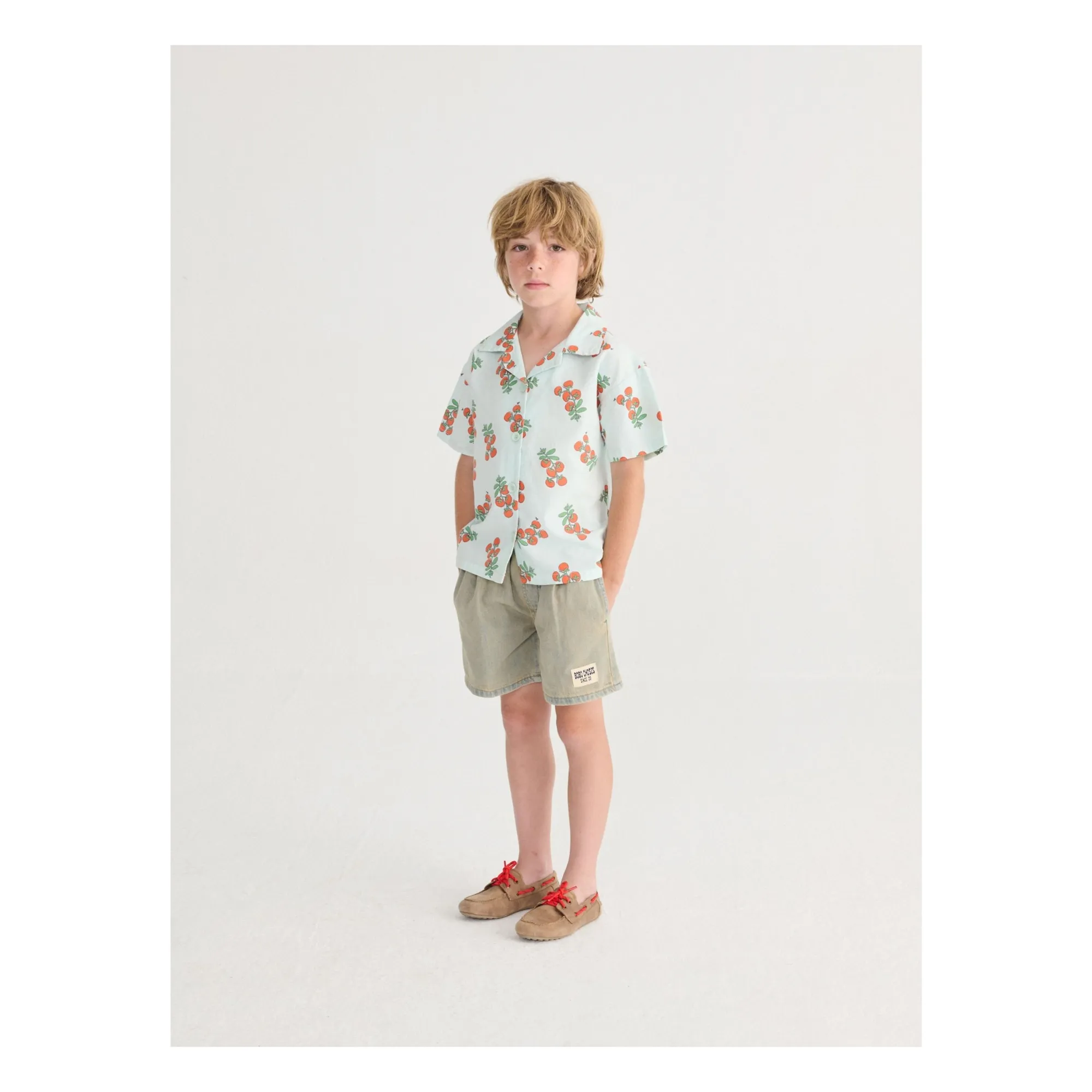 Short Denim Bobo Choses Délavé | Bleu- Image produit n°1