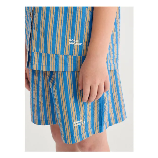 Chemise Rayée | Bleu