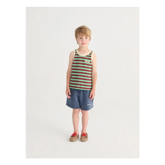 Bobo Choses Organic Cotton Shorts | Navy blue