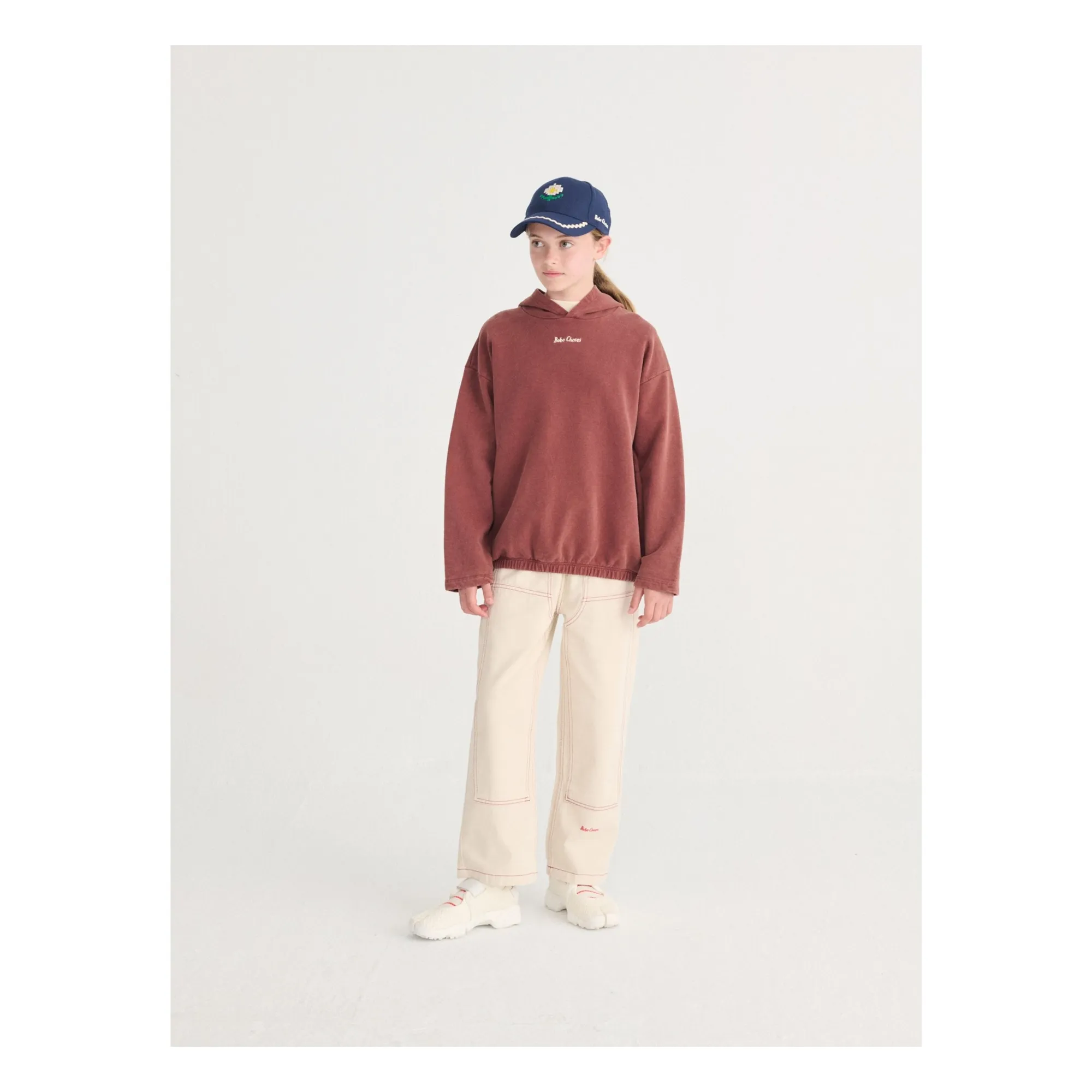 Sweat à Capuche Bobo Choses Coton Bio | Marron- Image produit n°1