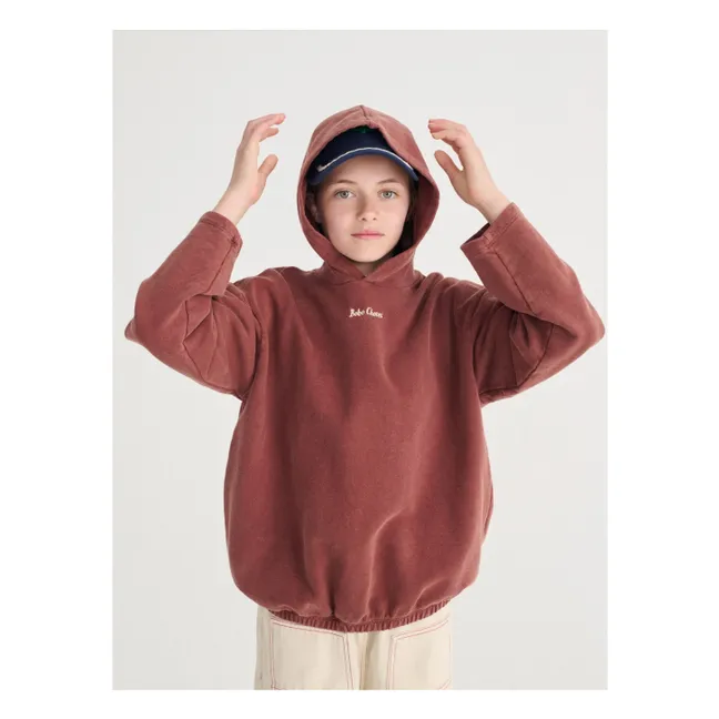 Sweat à Capuche Bobo Choses Coton Bio | Marron