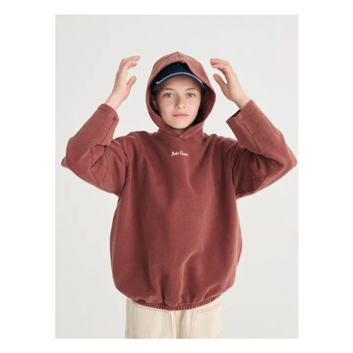 Sudadera con capucha de algodón orgánico Bobo Choses | Marrón- Imagen del producto n°2