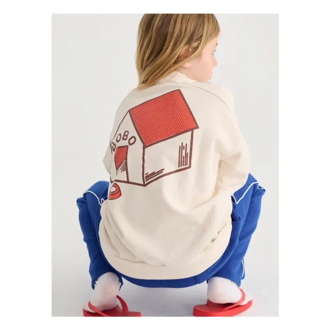 Sweatshirt Niche Bio-Baumwolle | Weiß
