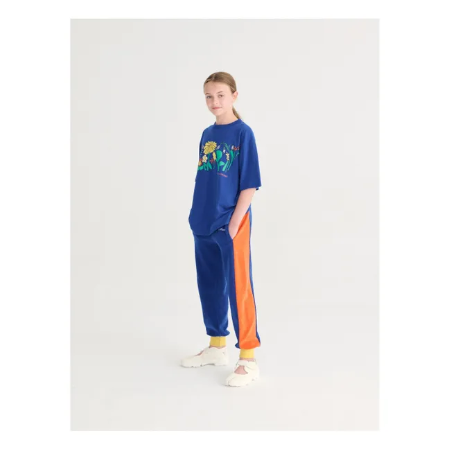 Camiseta de algodón ecológico Herbalist | Azul Rey