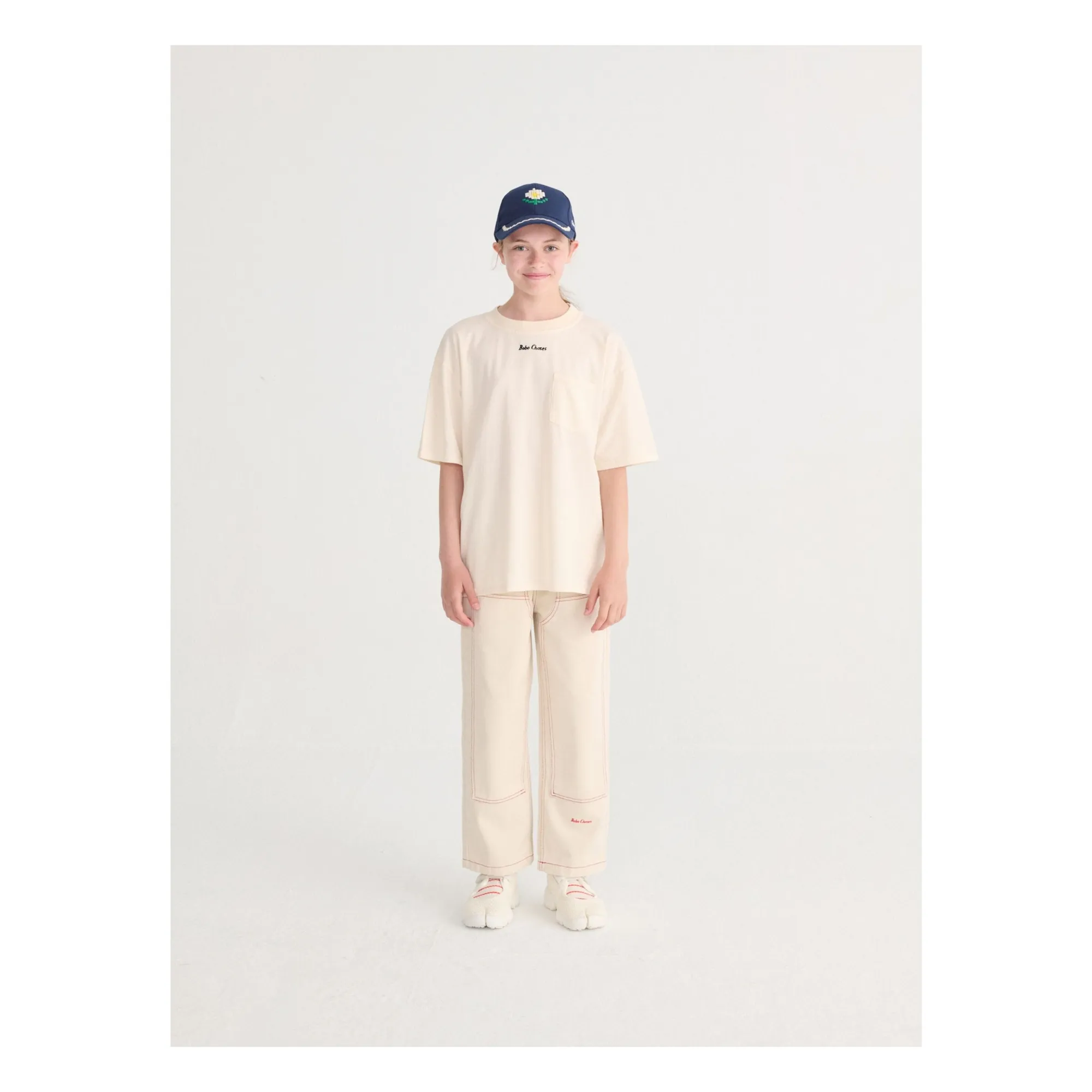 T-shirt Oversize Rapid Radish Coton Bio | Blanc- Image produit n°6