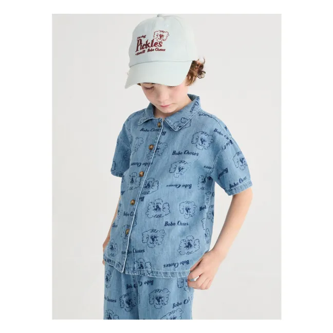 Denim Dog Shirt | Light Blue