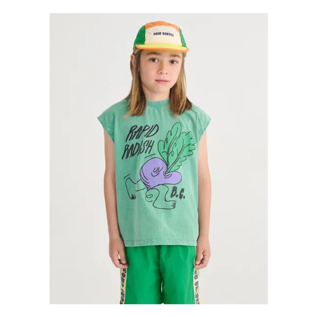 Rapid Radish tank top Organic cotton | Green