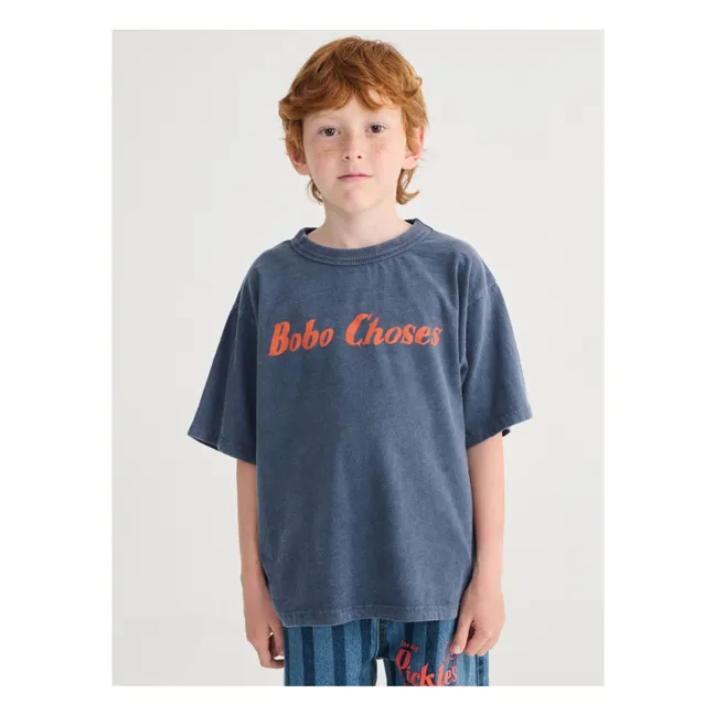 T-shirt Bobo Choses Coton Bio | Bleu marine